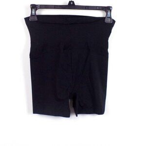 Spanx Shaping Shorts Size XL Black Mid-Thigh Wide Waistband New